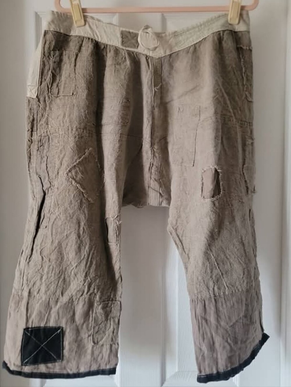 Magnolia Pearl Linen Patchwork Pants
